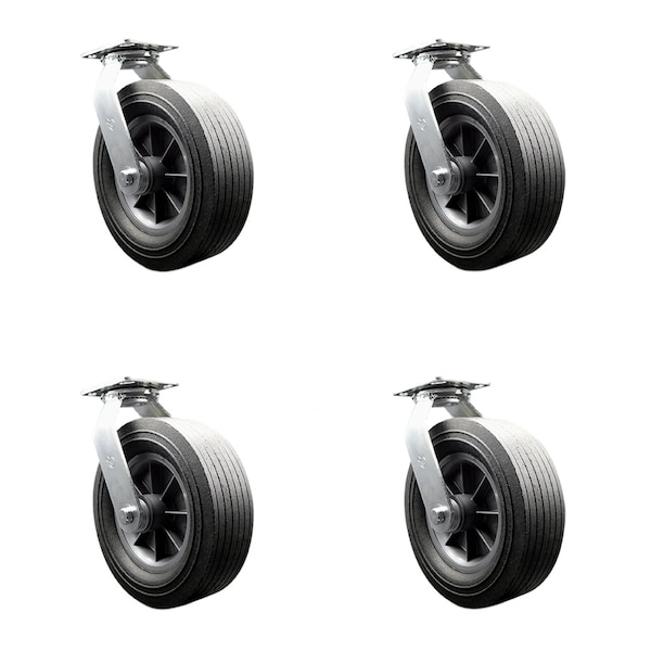 Greenlee Caster Set - MA6065 GMX Cart - 4 Swivel Bolt On Swivel Locks - SCC